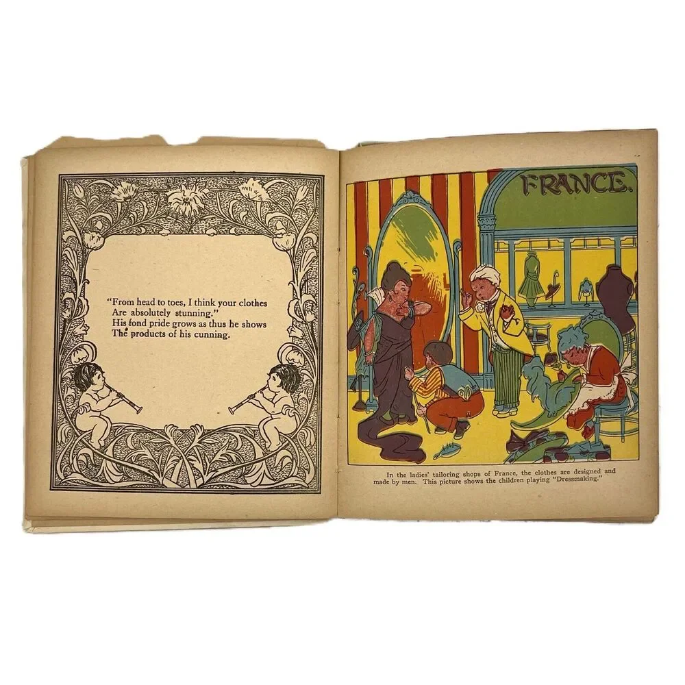 1916 Children Of The World-Europe (Number One) Goldsmith Publishing - see photos